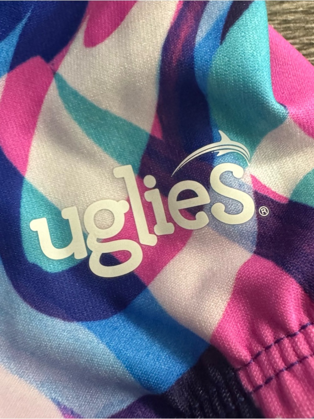 Dolfin Uglies Women's One Piece Swimsuit Size 38 Multicolor Geometric Print - Picture 2 of 10